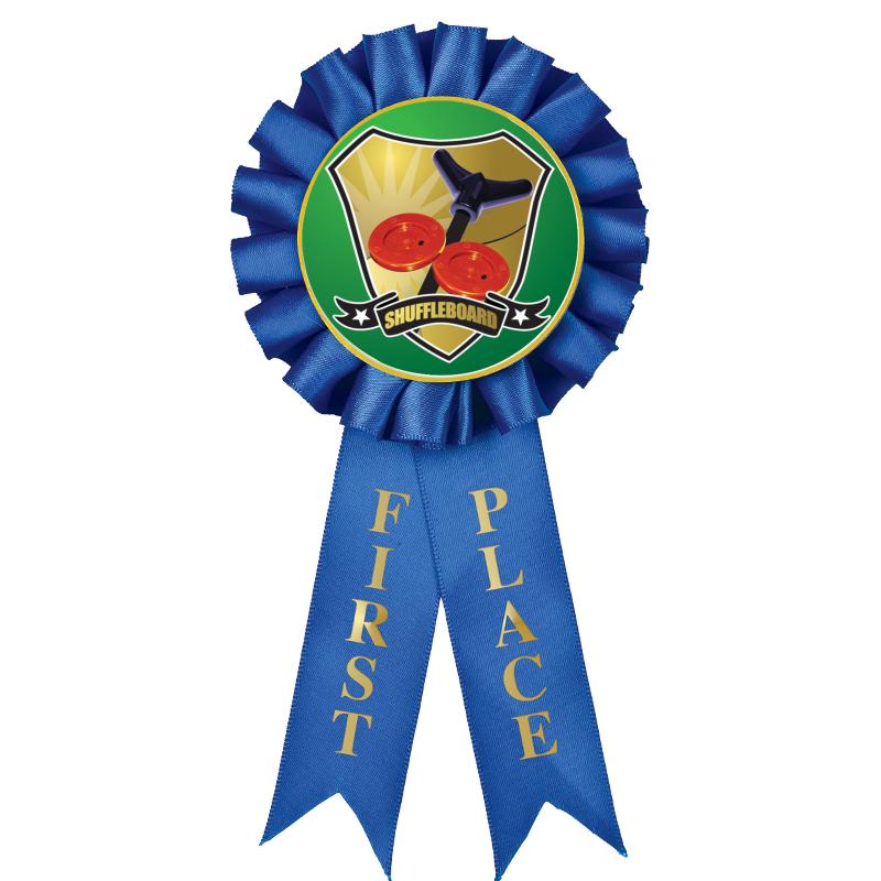 1ST PLACE MYLAR ROSETTES