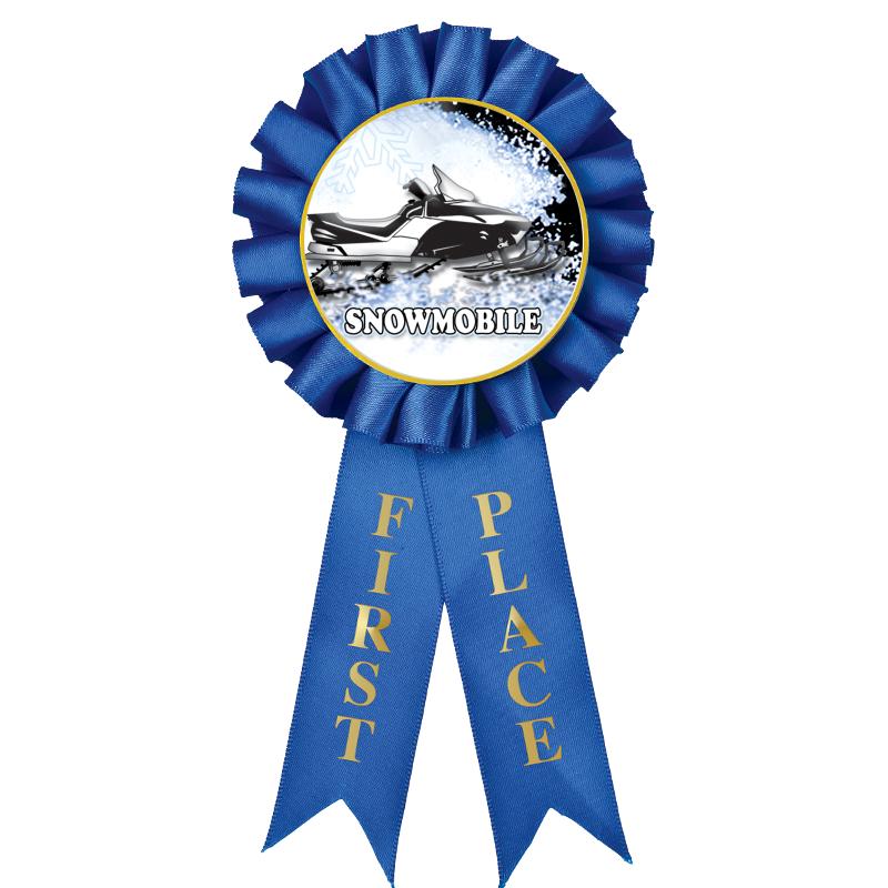 1ST PLACE MYLAR ROSETTES