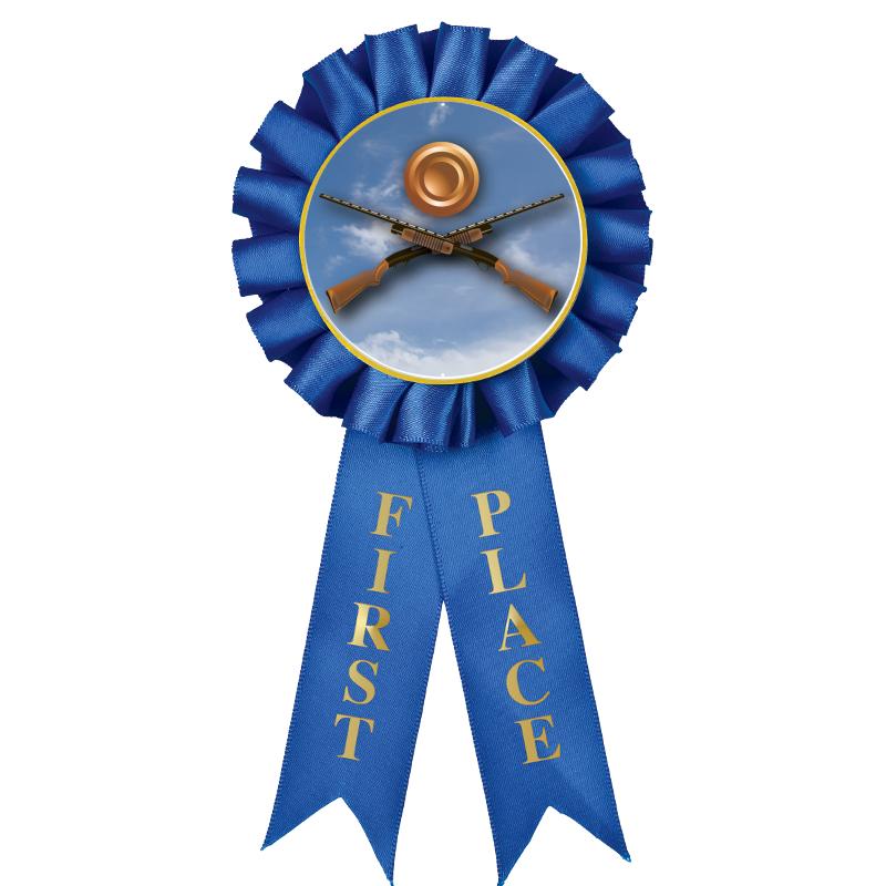 1ST PLACE MYLAR ROSETTES