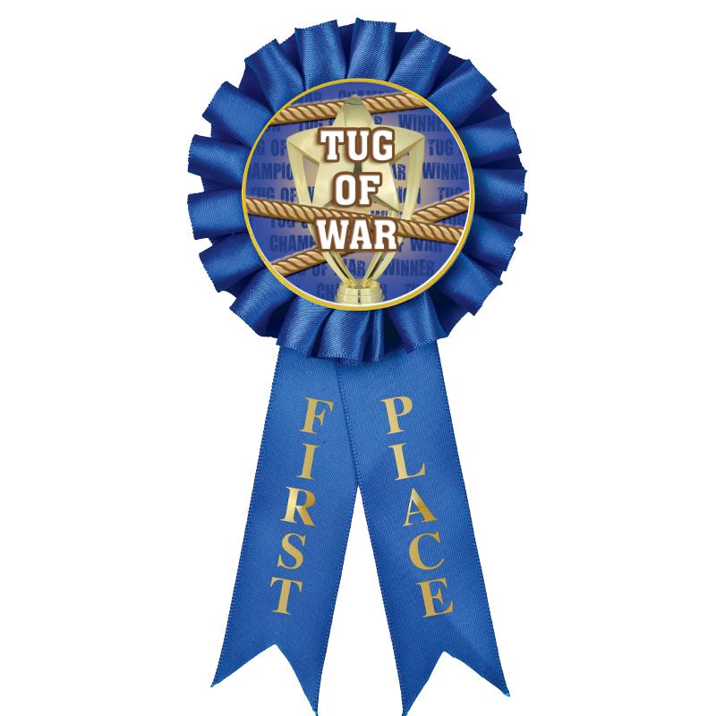 1ST PLACE MYLAR ROSETTES