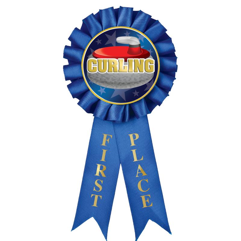 1ST PLACE MYLAR ROSETTES