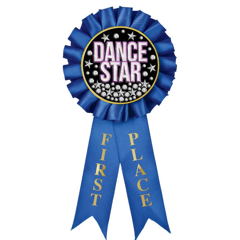 1ST PLACE MYLAR ROSETTES