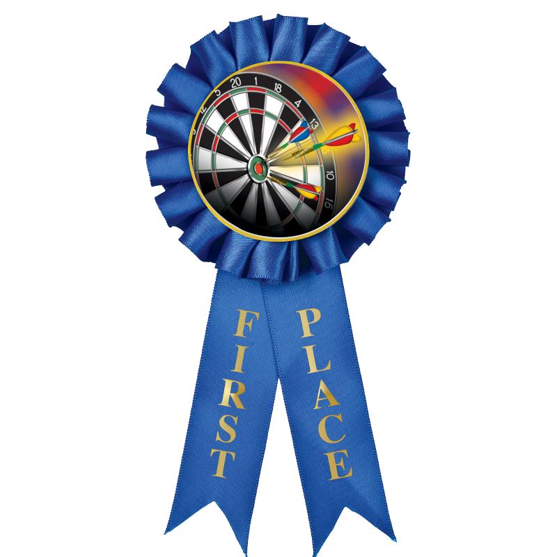 1ST PLACE MYLAR ROSETTES