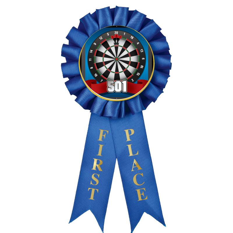 1ST PLACE MYLAR ROSETTES