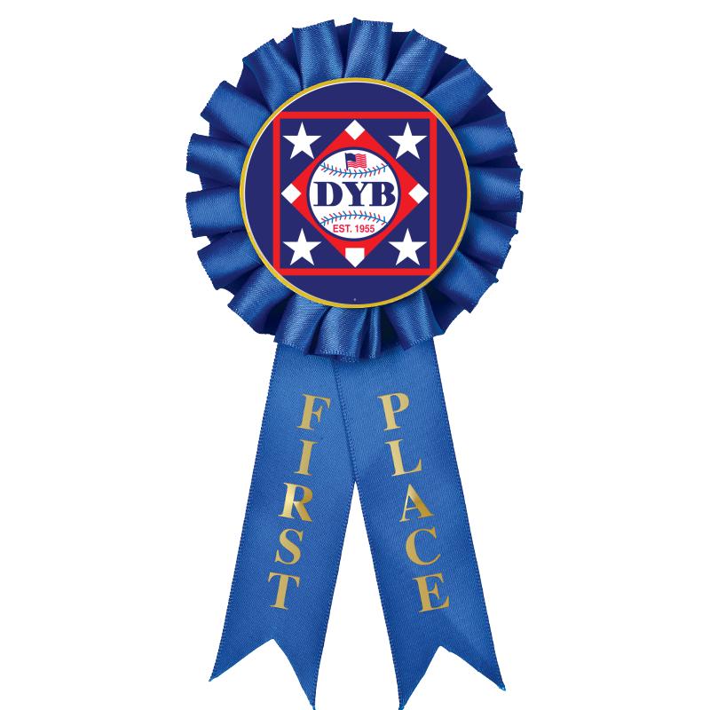 1ST PLACE MYLAR ROSETTES