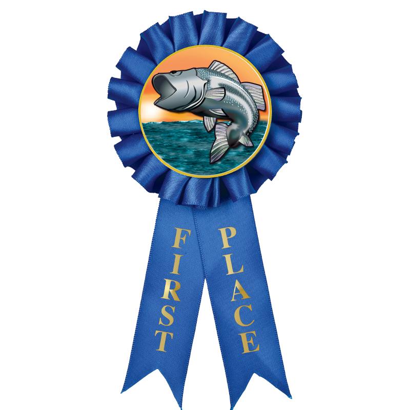 1ST PLACE MYLAR ROSETTES