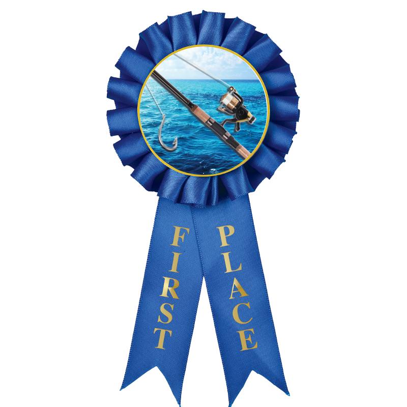 1ST PLACE MYLAR ROSETTES