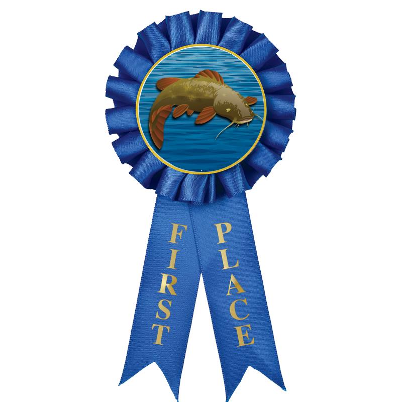 1ST PLACE MYLAR ROSETTES