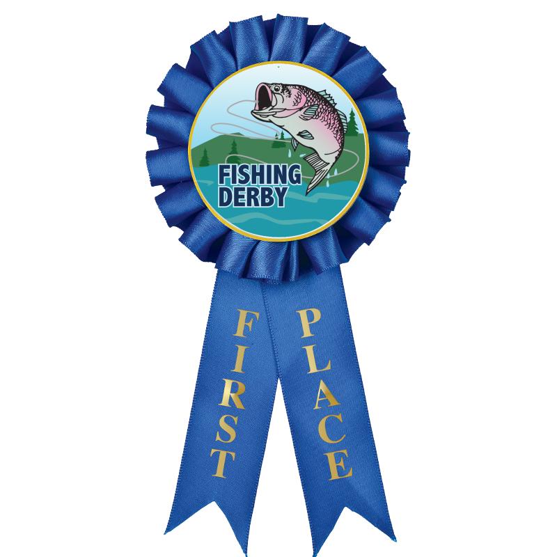 1ST PLACE MYLAR ROSETTES