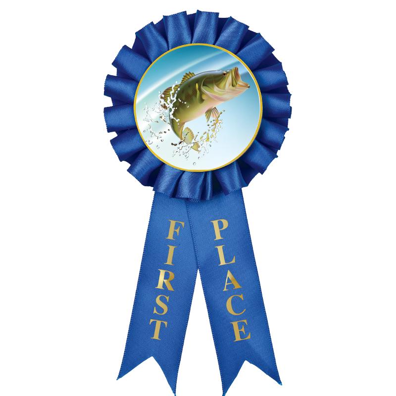 1ST PLACE MYLAR ROSETTES