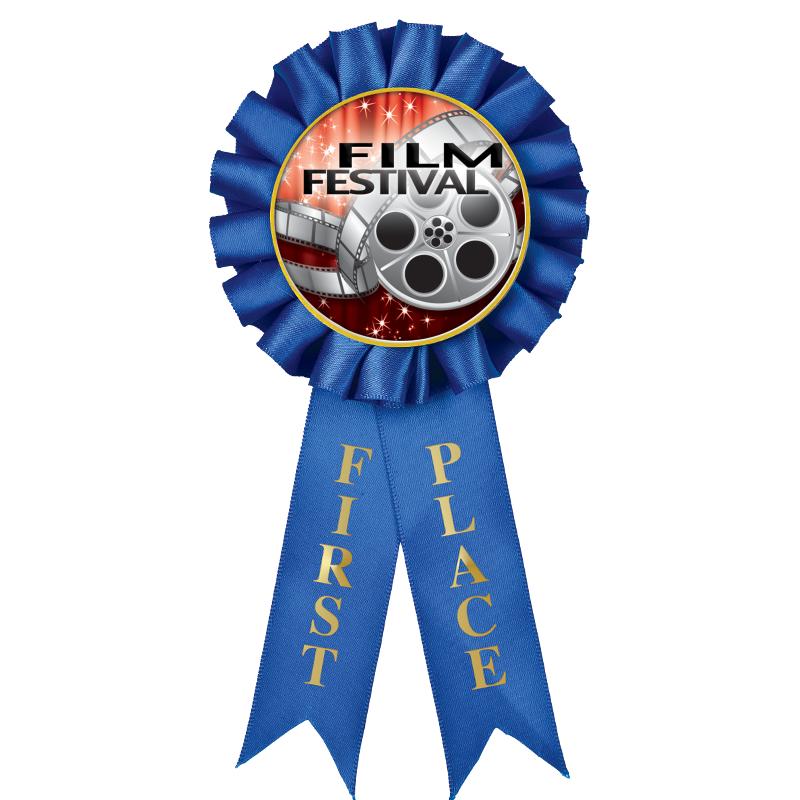 1ST PLACE MYLAR ROSETTES