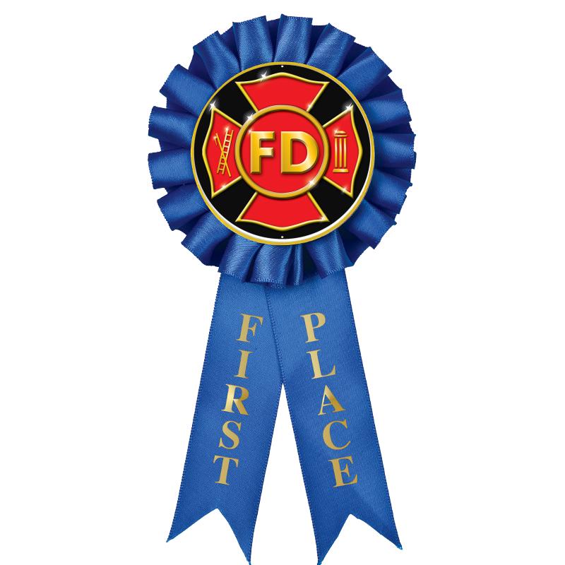 1ST PLACE MYLAR ROSETTES