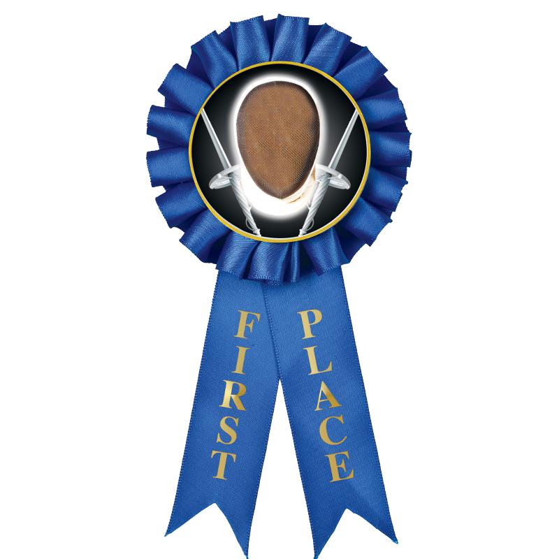 1ST PLACE MYLAR ROSETTES