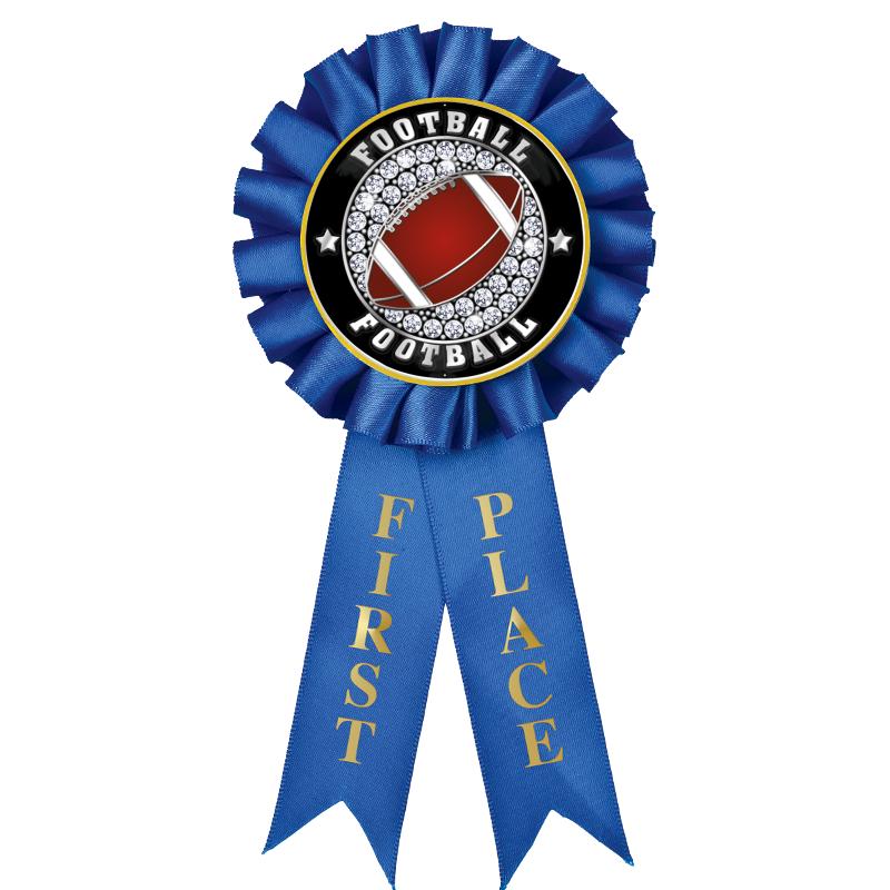 1ST PLACE MYLAR ROSETTES