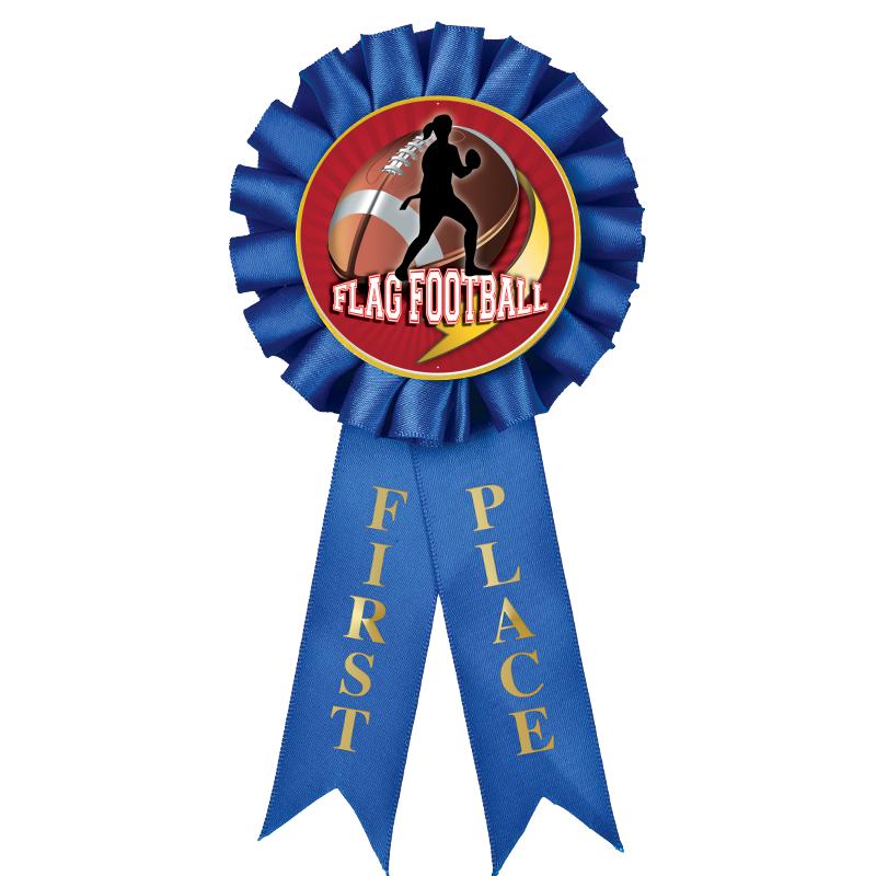 1ST PLACE MYLAR ROSETTES