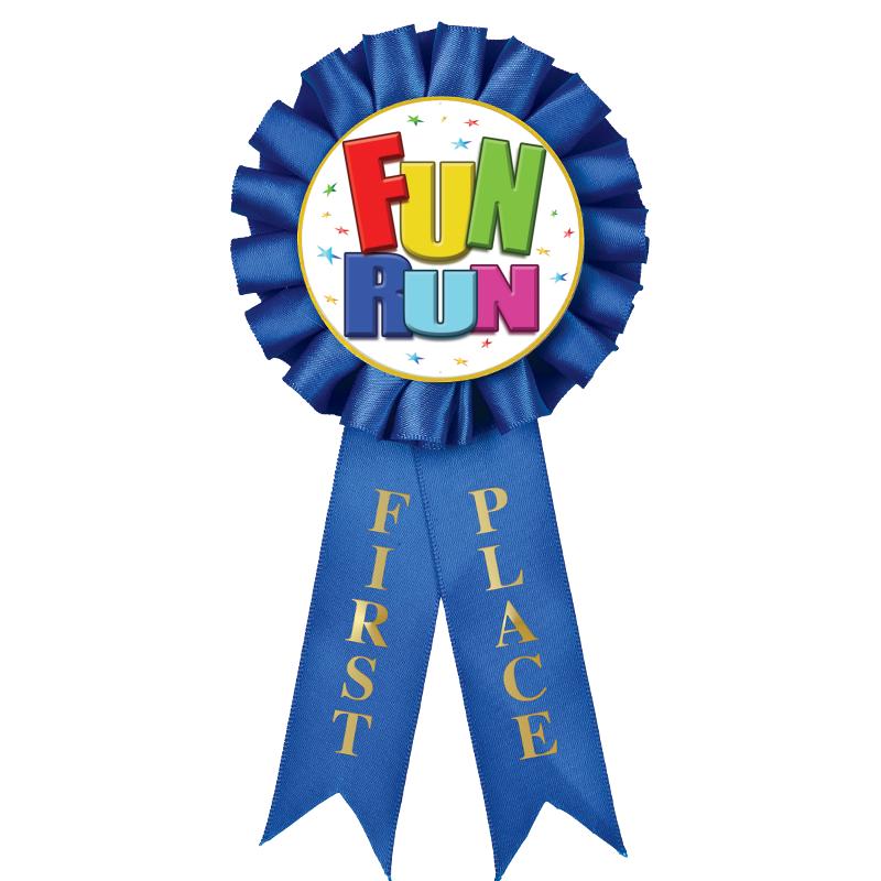 1ST PLACE MYLAR ROSETTES