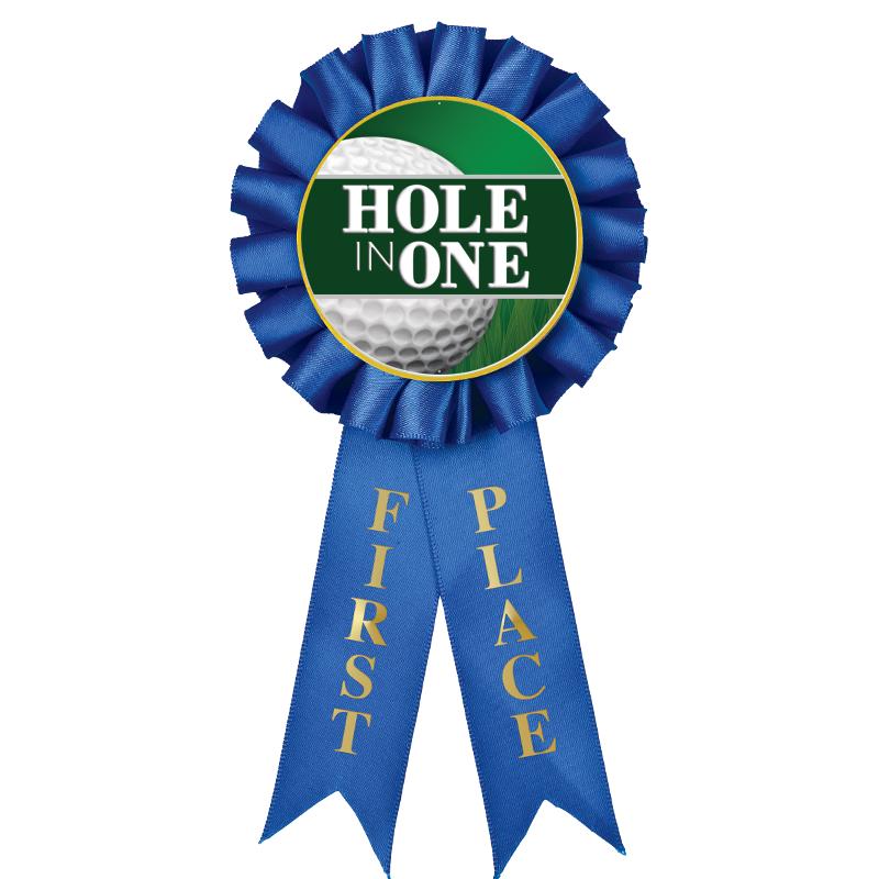 1ST PLACE MYLAR ROSETTES