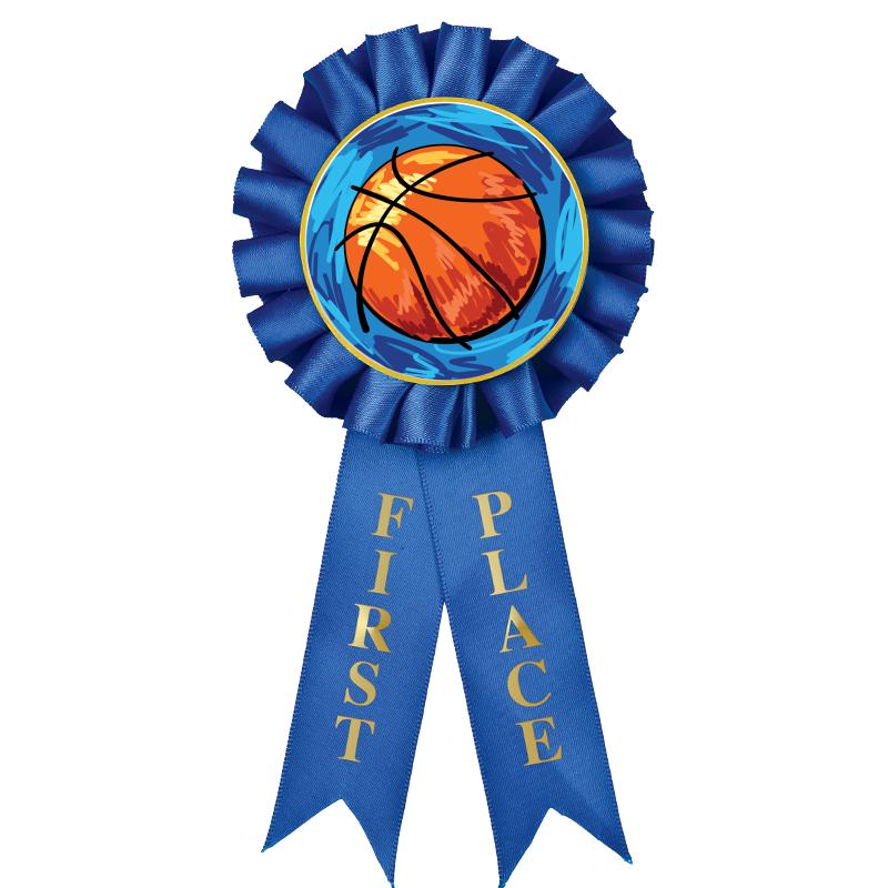 1ST PLACE MYLAR ROSETTES