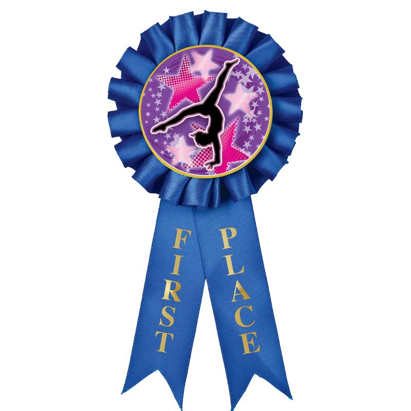1ST PLACE MYLAR ROSETTES