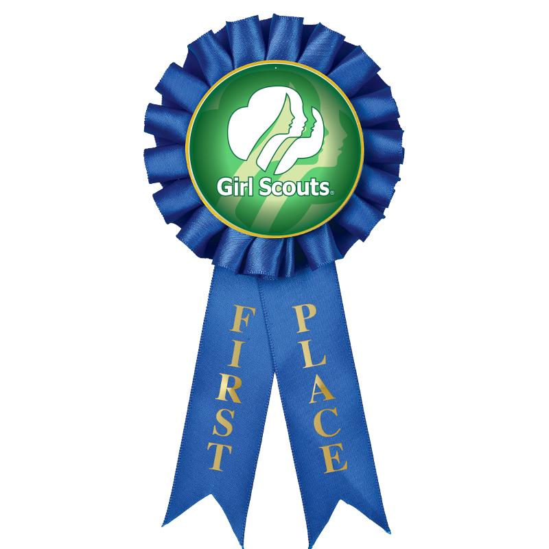 1ST PLACE MYLAR ROSETTES