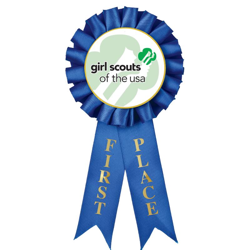 1ST PLACE MYLAR ROSETTES