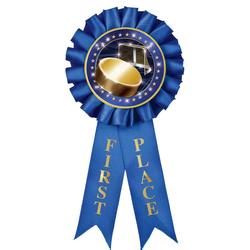 1ST PLACE MYLAR ROSETTES