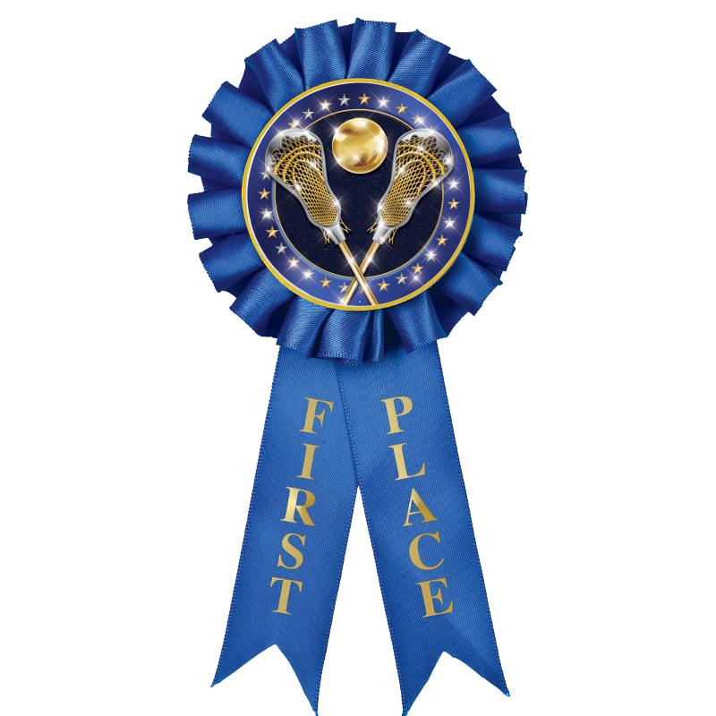 1ST PLACE MYLAR ROSETTES
