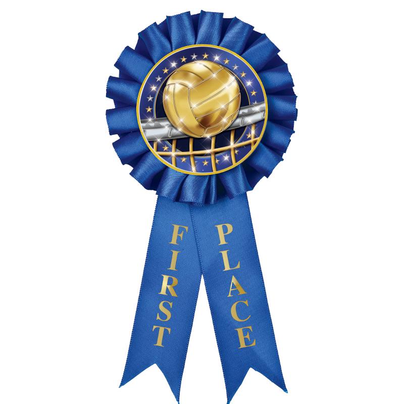 1ST PLACE MYLAR ROSETTES