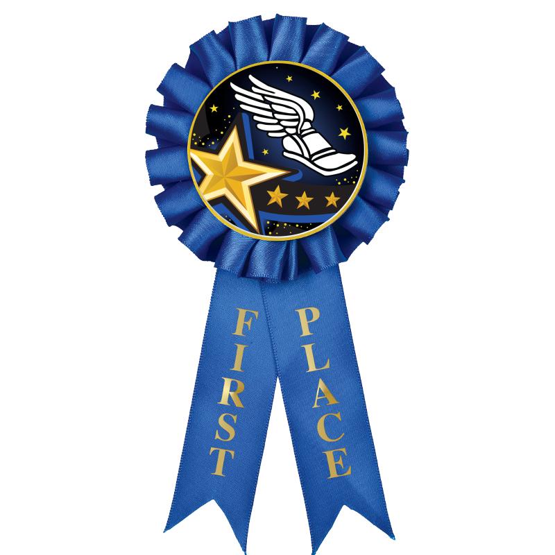 Track & Field Ribbons Crown Awards