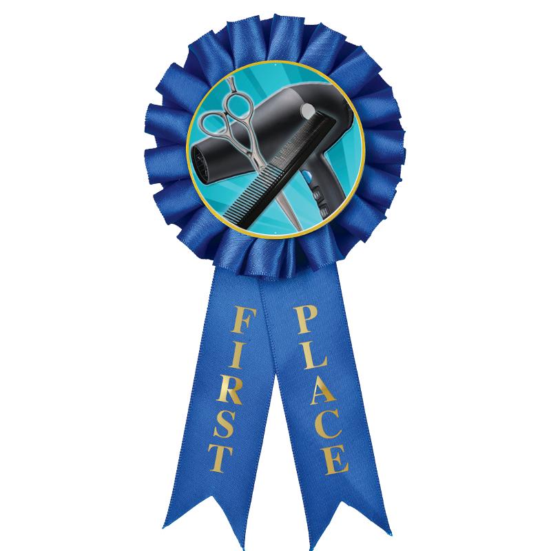 1ST PLACE MYLAR ROSETTES