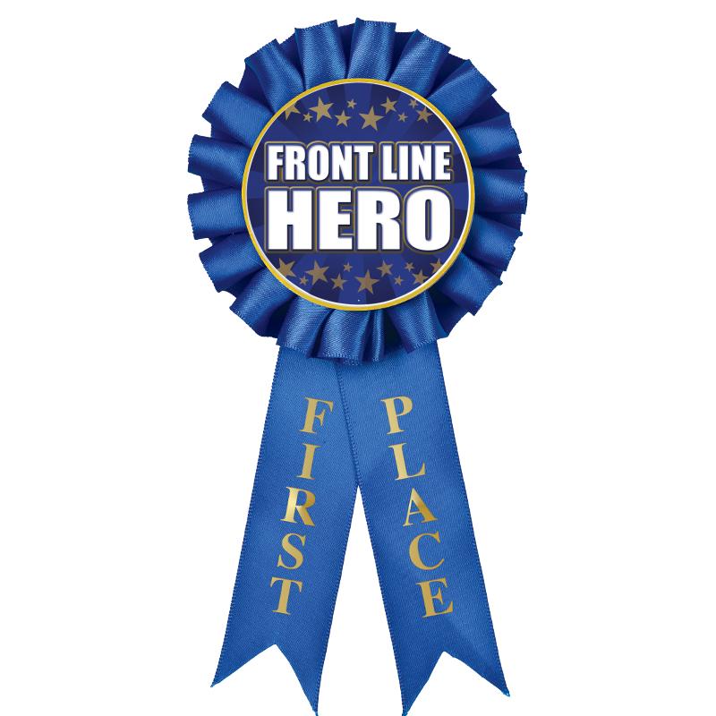 1ST PLACE MYLAR ROSETTES