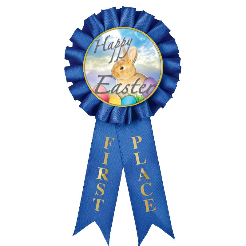 1ST PLACE MYLAR ROSETTES