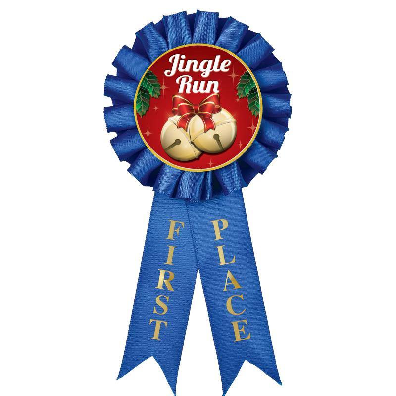 1ST PLACE MYLAR ROSETTES