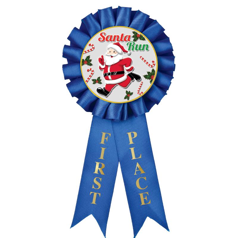 1ST PLACE MYLAR ROSETTES