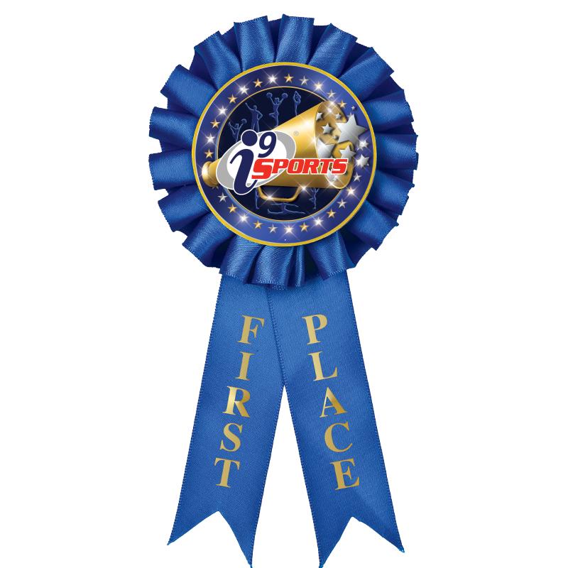 1ST PLACE MYLAR ROSETTES