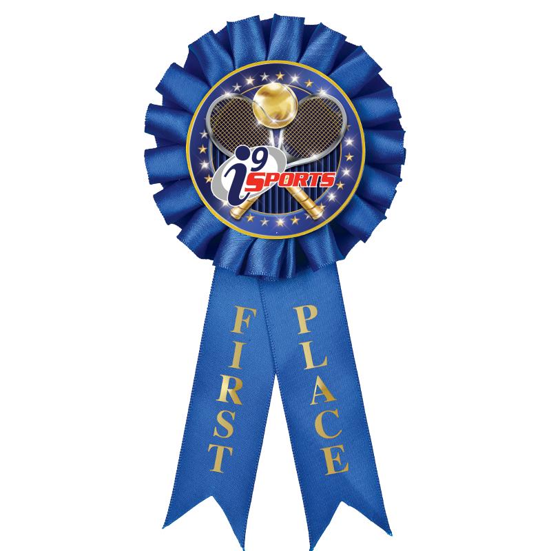 1ST PLACE MYLAR ROSETTES