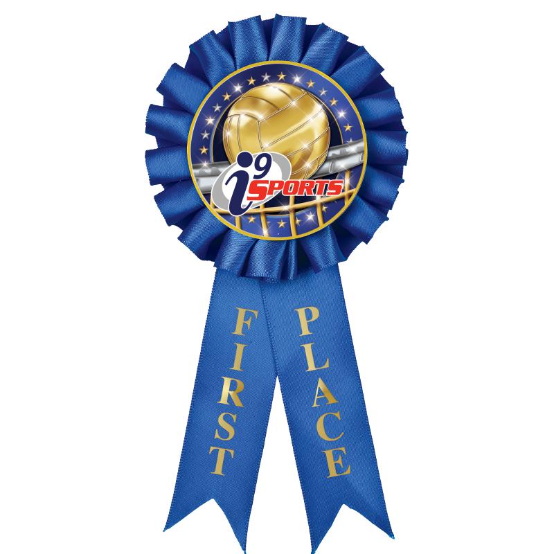 1ST PLACE MYLAR ROSETTES