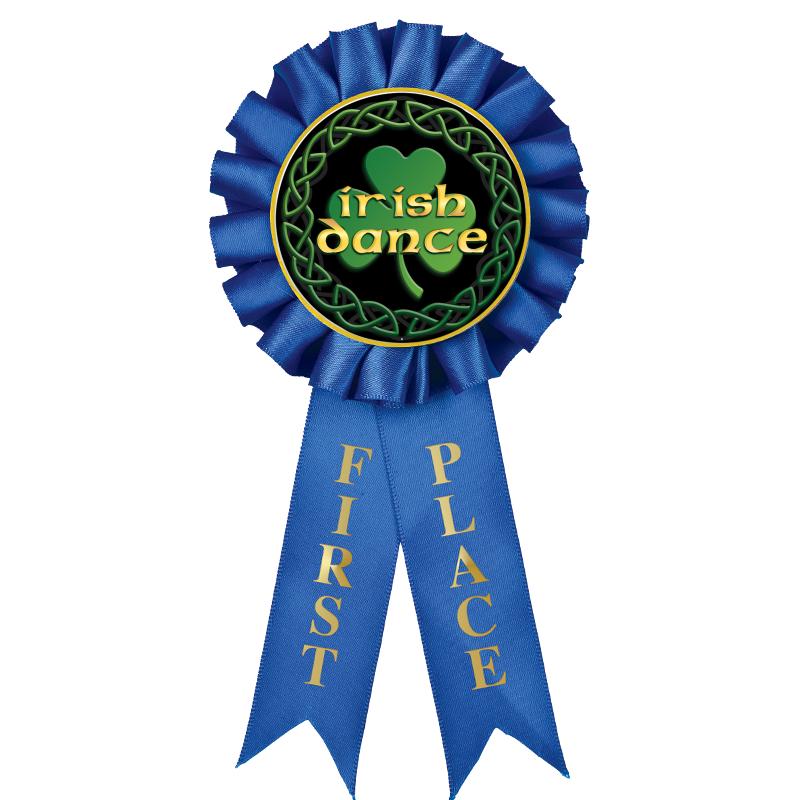 1ST PLACE MYLAR ROSETTES