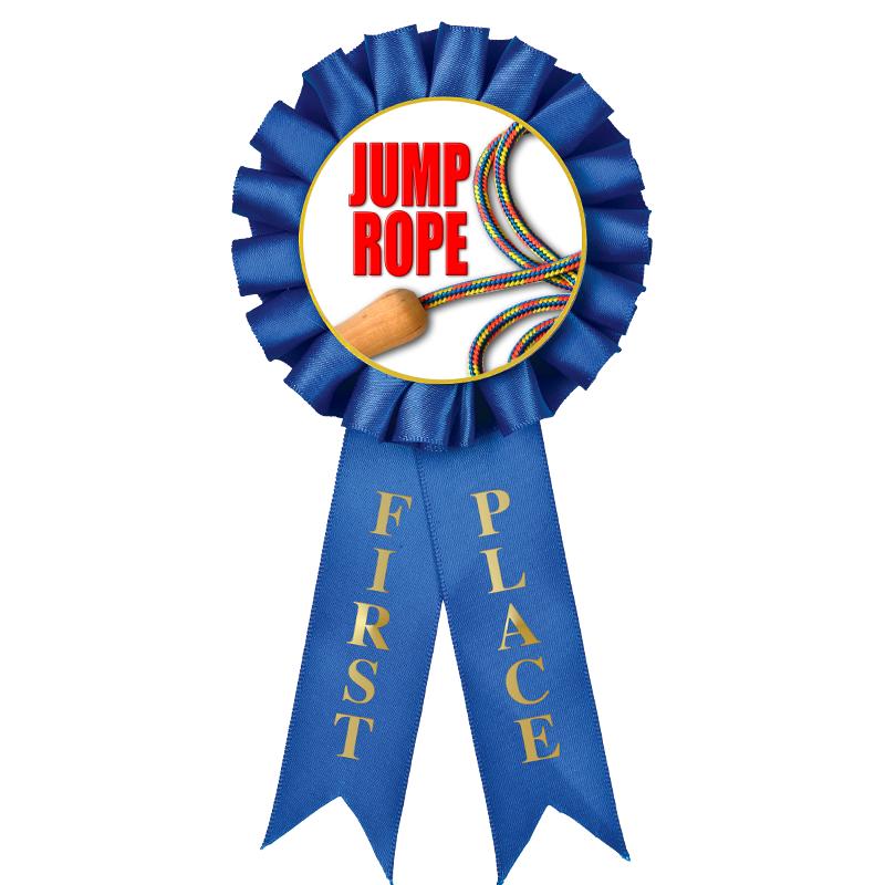 1ST PLACE MYLAR ROSETTES