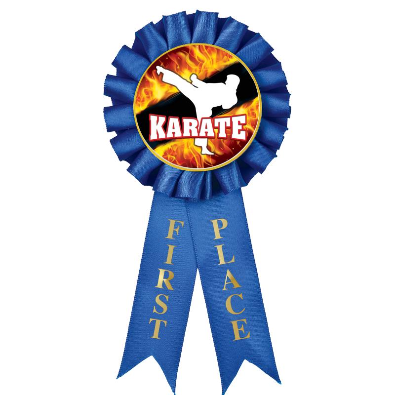 1ST PLACE MYLAR ROSETTES