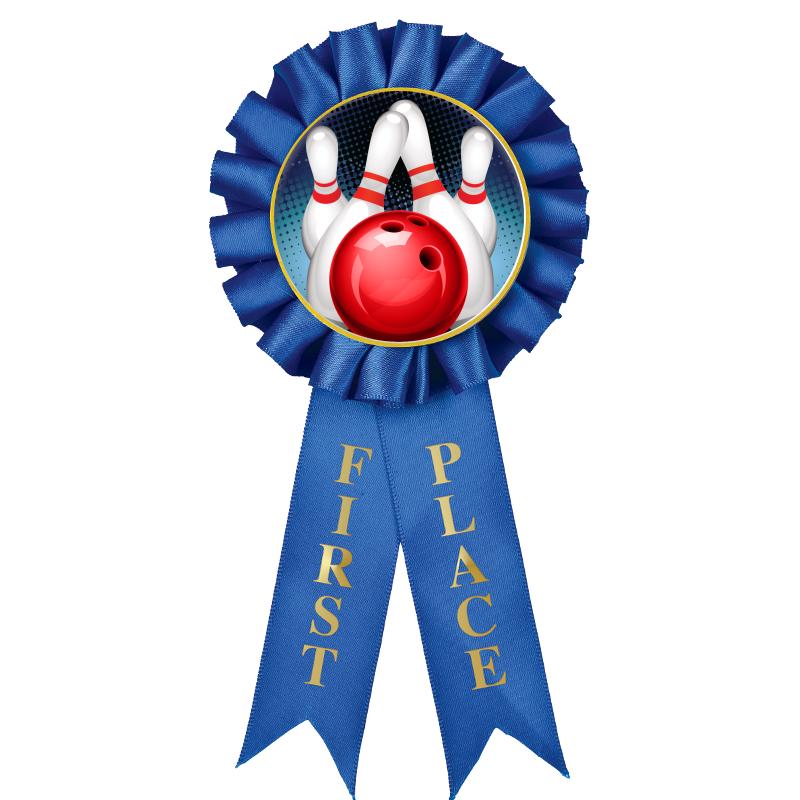 1ST PLACE MYLAR ROSETTES