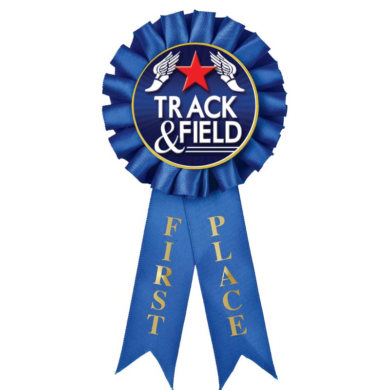 1ST PLACE MYLAR ROSETTES