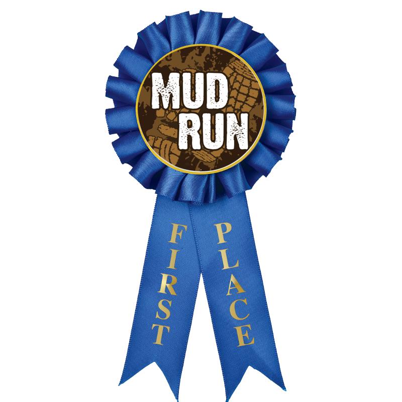 1ST PLACE MYLAR ROSETTES