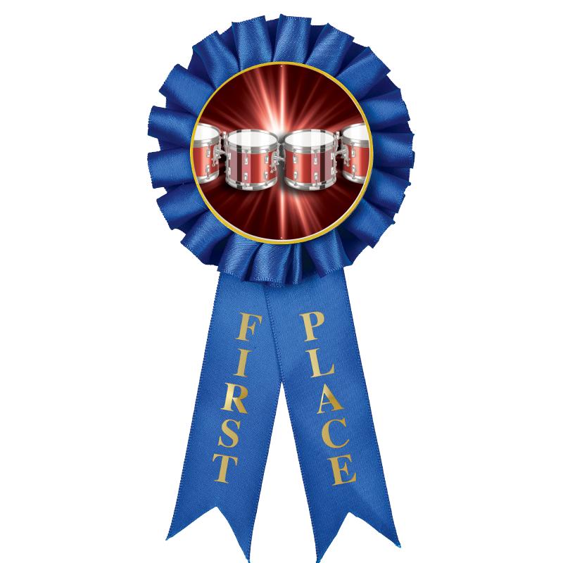 1ST PLACE MYLAR ROSETTES