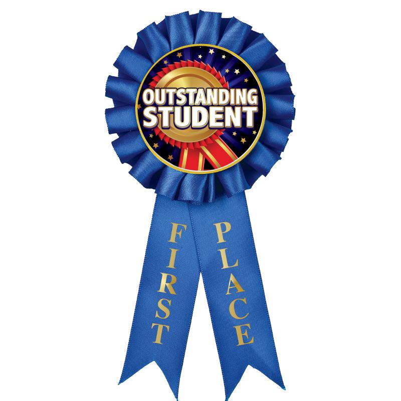 1ST PLACE MYLAR ROSETTES