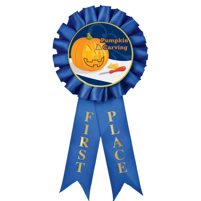 1ST PLACE MYLAR ROSETTES