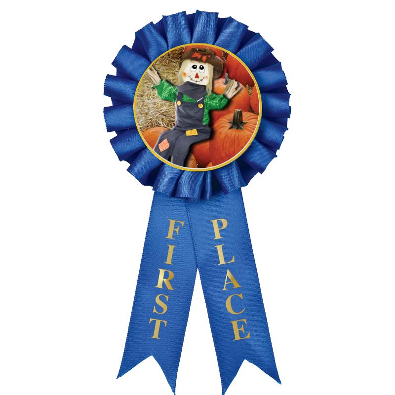 1ST PLACE MYLAR ROSETTES