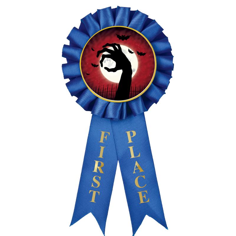 1ST PLACE MYLAR ROSETTES