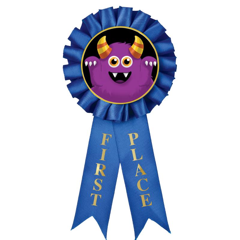 1ST PLACE MYLAR ROSETTES