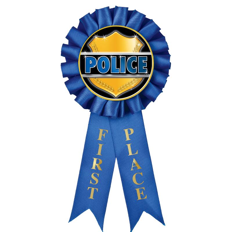 1ST PLACE MYLAR ROSETTES